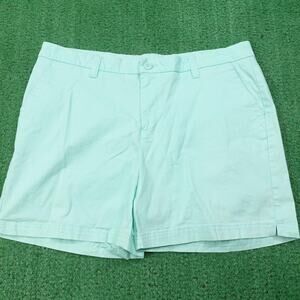 Magellan Outdoors Shorts Womens 16 Green Chino Stretch Twill Casual 38x4.5
